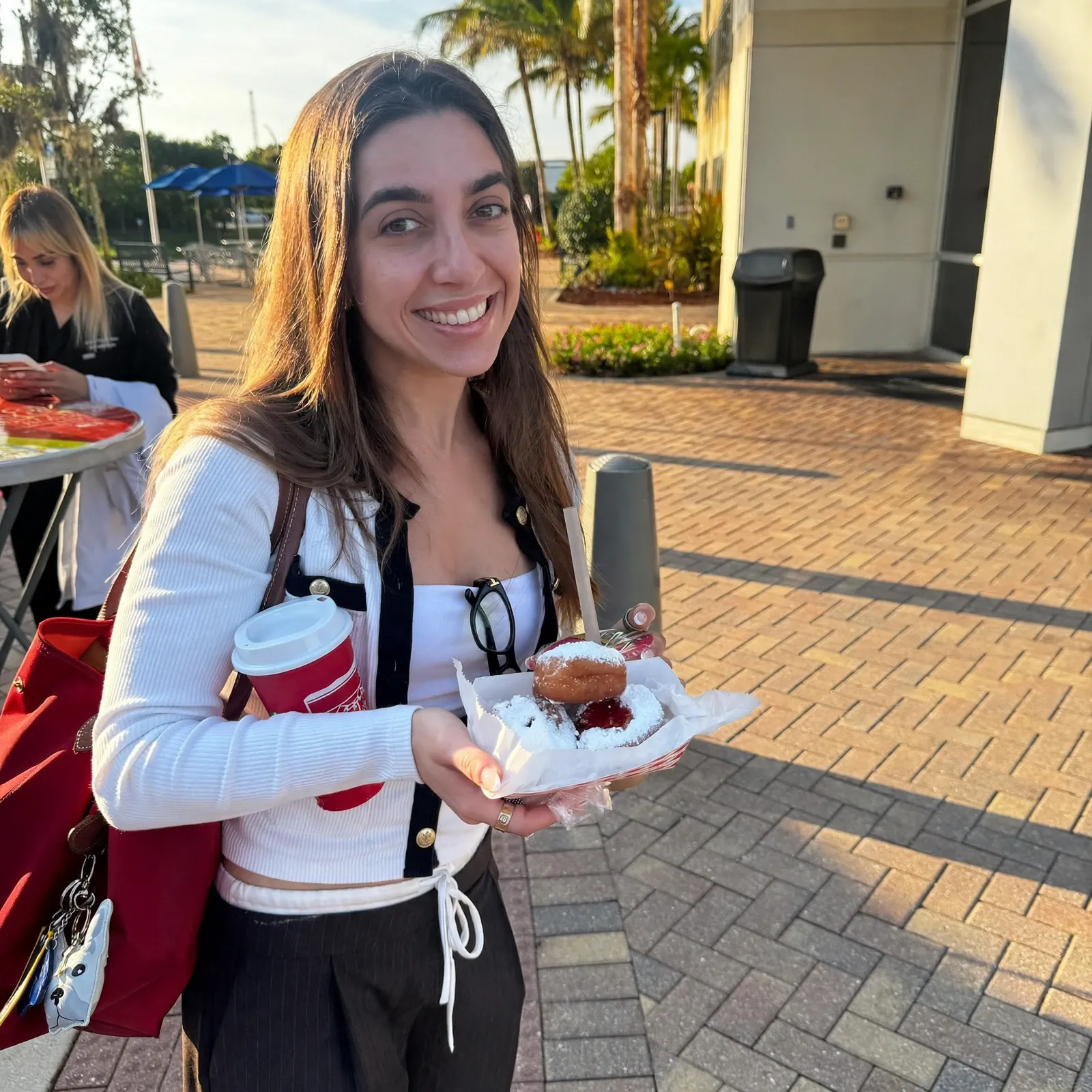 Beignets makes everyone smile.