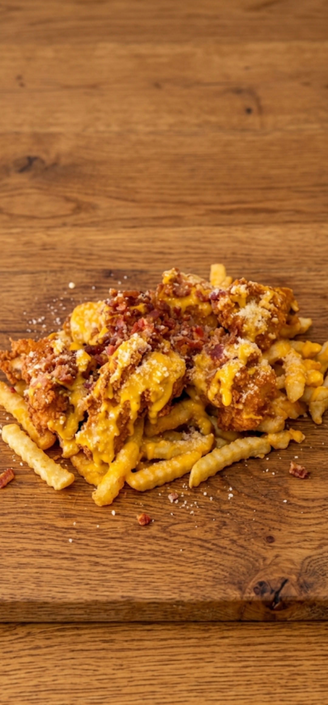 Loaded Chicken Wing Bacon Fries