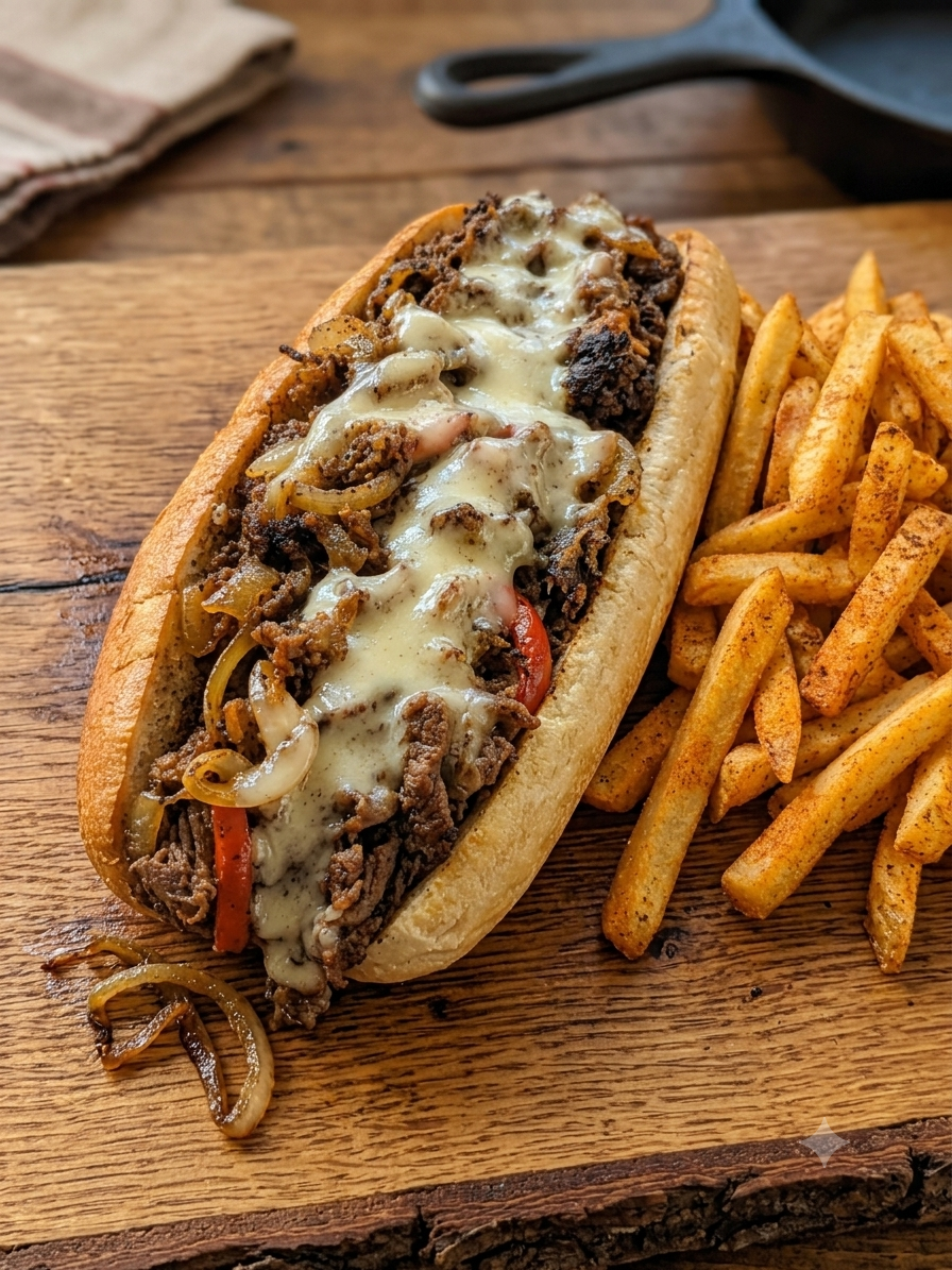 Philly Cheesesteak with Fries