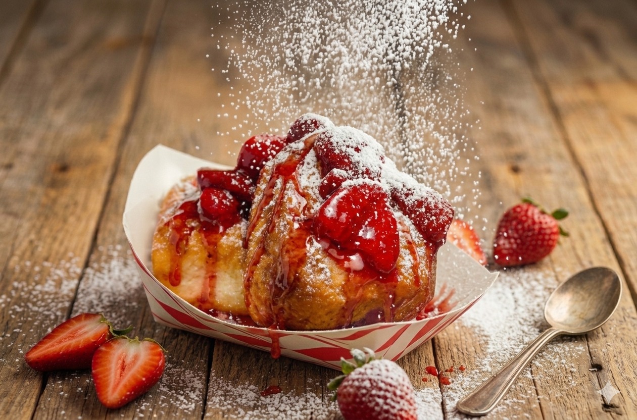 Strawberry Infused Beignets
