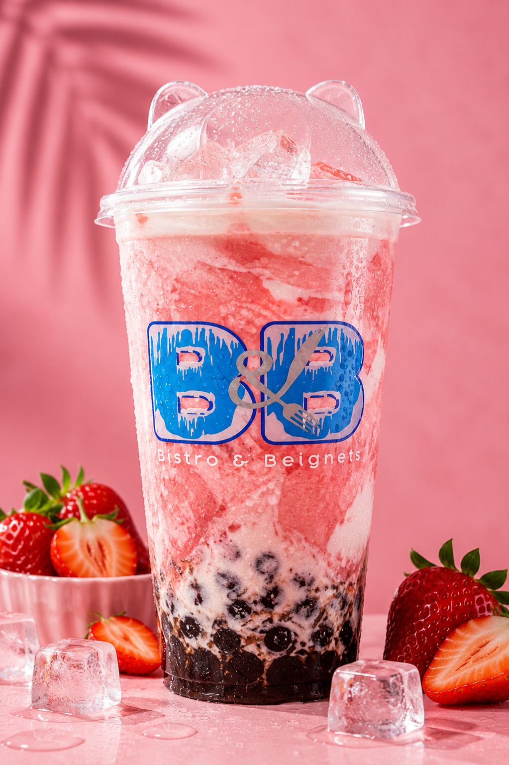 Strawberry Milk Tea Boba